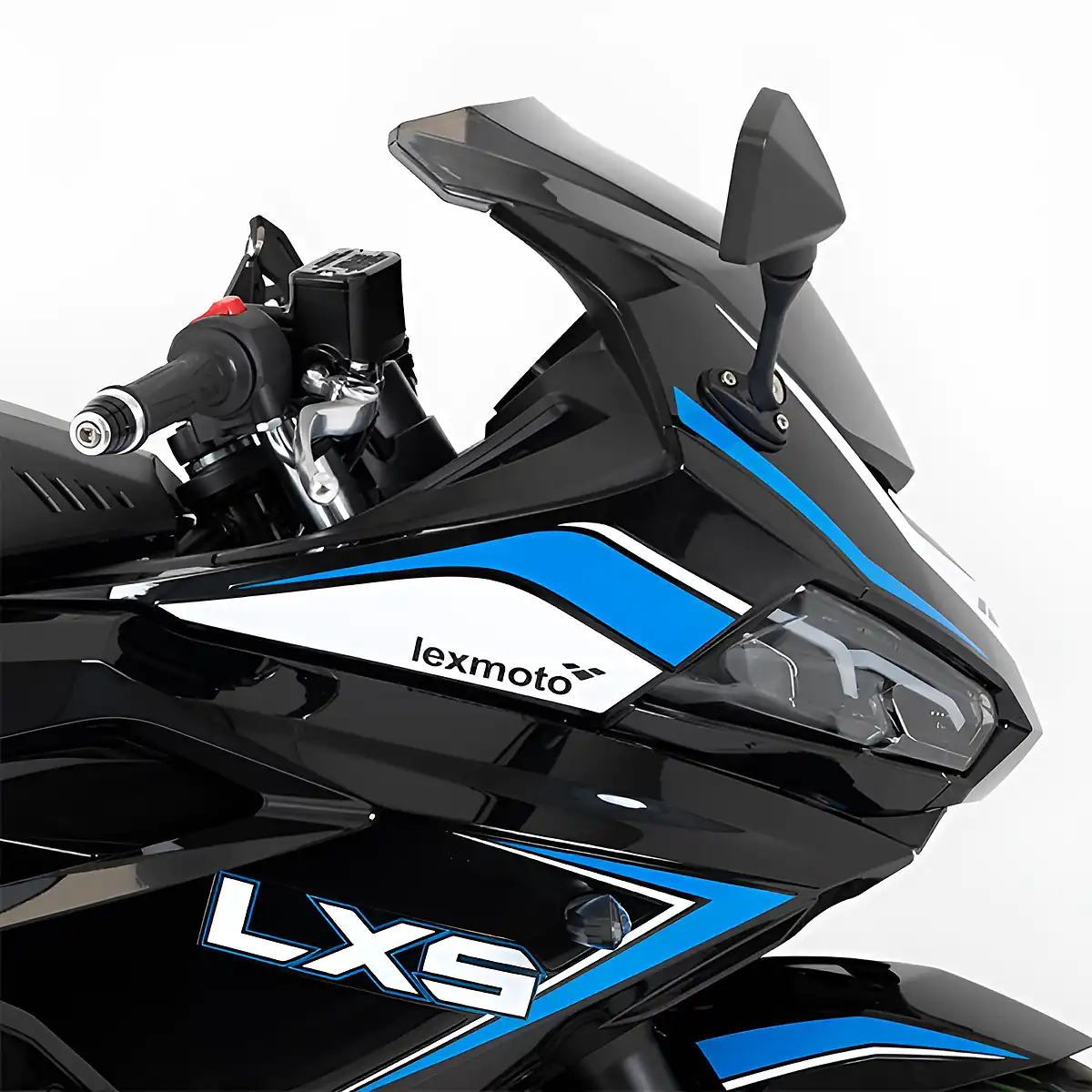 Used Lexmoto Lxs Blue Grey & Fluro / Black & Blue - Interior and Exterior details 2