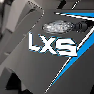 Used Lexmoto Lxs Blue Grey & Fluro / Black & Blue - Interior and Exterior details 3
