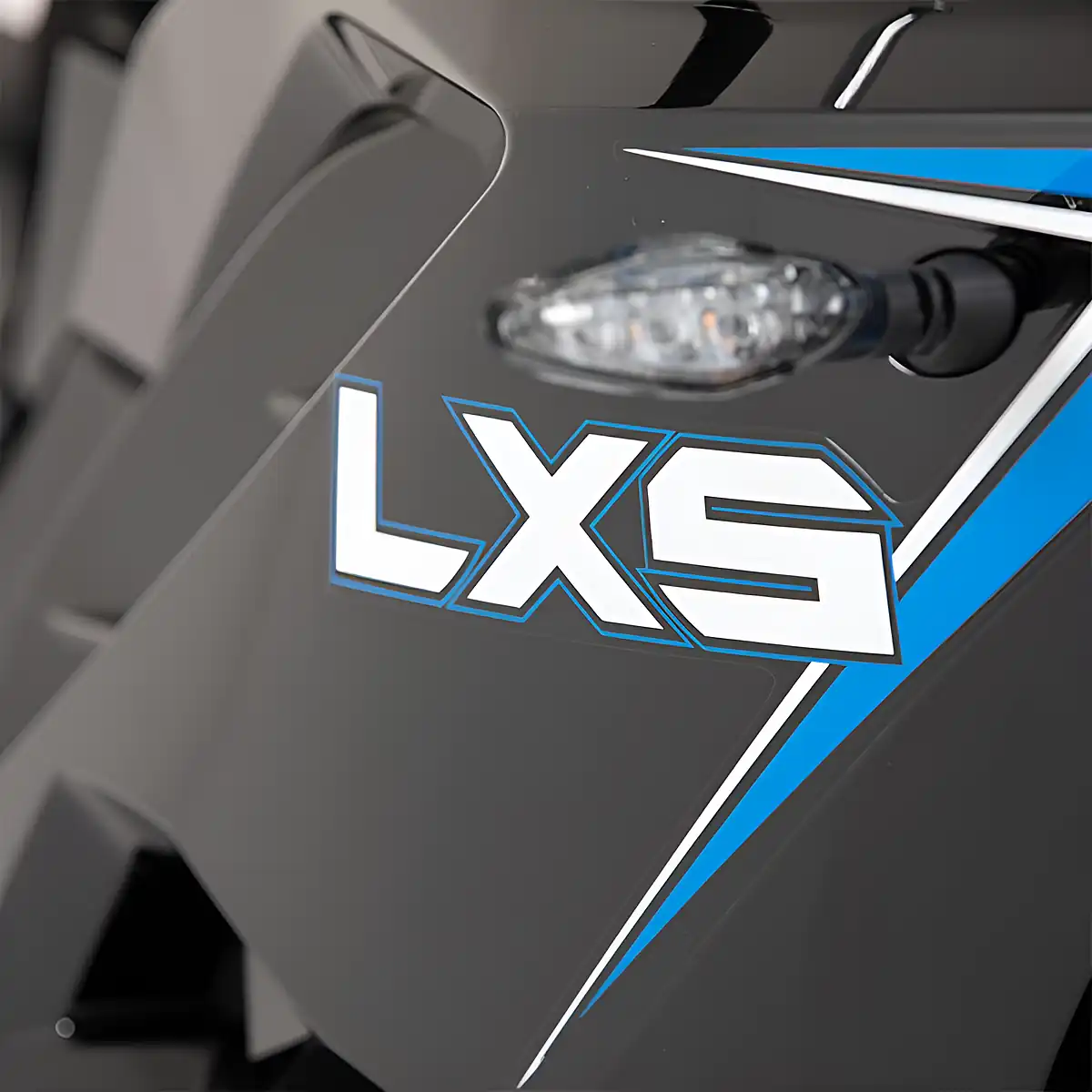 Used Lexmoto Lxs Blue Grey & Fluro / Black & Blue - Interior and Exterior details 3