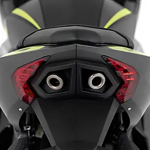 Used Lexmoto Lxs Grey & Fluro, Black & Blue - Interior and Exterior details 6