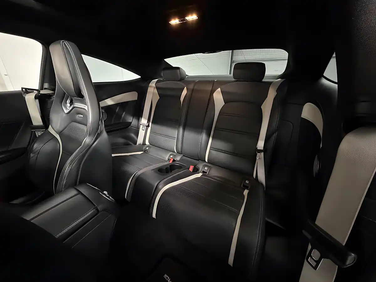 Used Mercedes-Benz C-Class AMG S (premium) Coupe Selenite Grey Magno - Interior and Exterior details 11