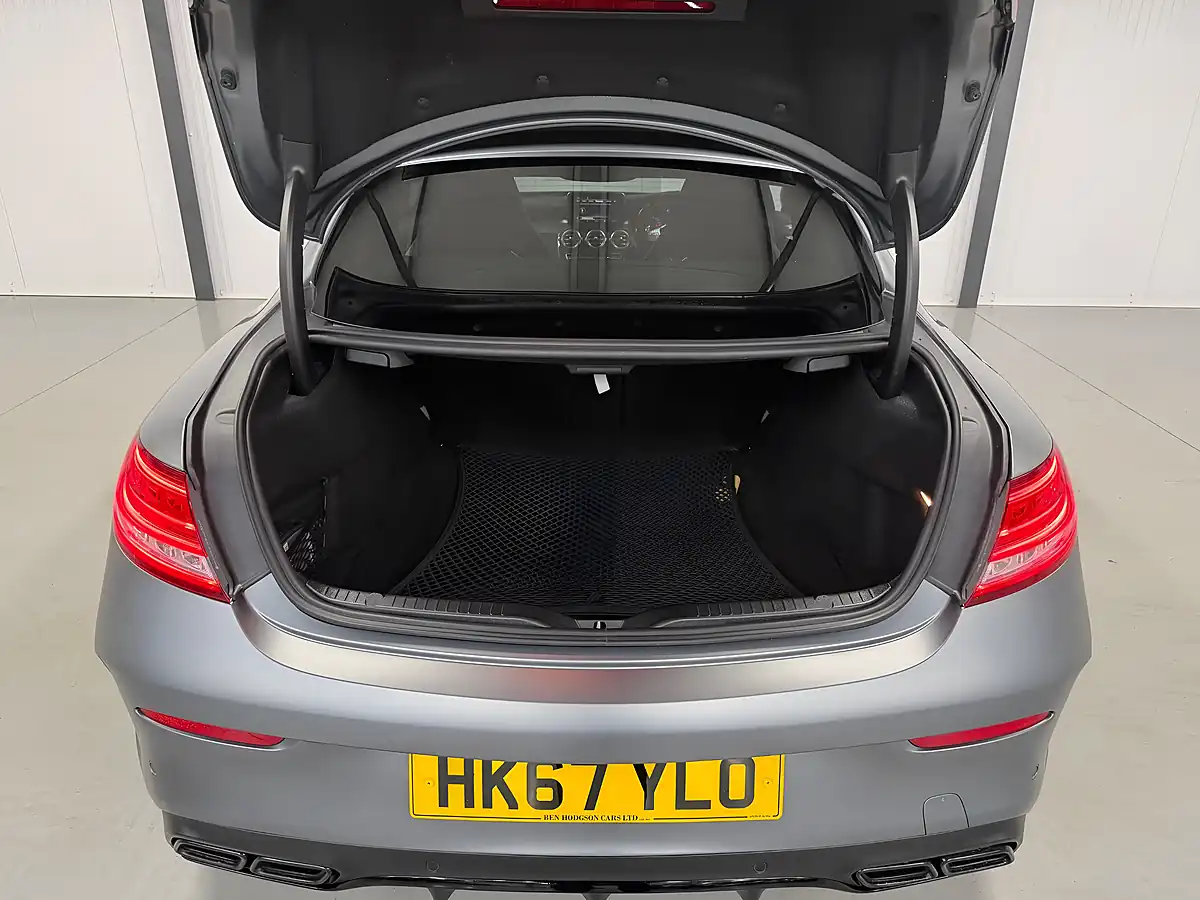 Used Mercedes-Benz C-Class AMG S (premium) Coupe Selenite Grey Magno - Interior and Exterior details 13
