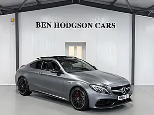 Used Mercedes-Benz C-Class AMG S (premium) Coupe Selenite Grey Magno - Interior and Exterior details 2