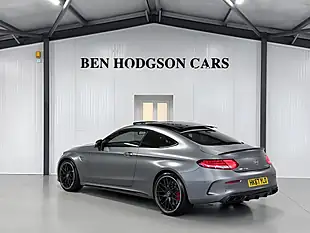 Used Mercedes-Benz C-Class AMG S (premium) Coupe Selenite Grey Magno - Interior and Exterior details 4