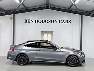 Used Mercedes-Benz C-Class AMG S (premium) Coupe Selenite Grey Magno - Interior and Exterior details 5