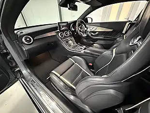 Used Mercedes-Benz C-Class AMG S (premium) Coupe Selenite Grey Magno - Interior and Exterior details 9