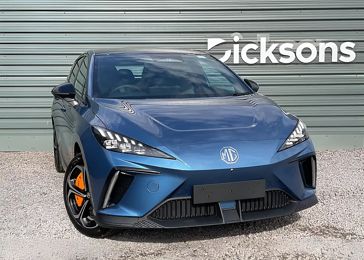 Used MG MG4 EV Xpower AWD Blue - Front View