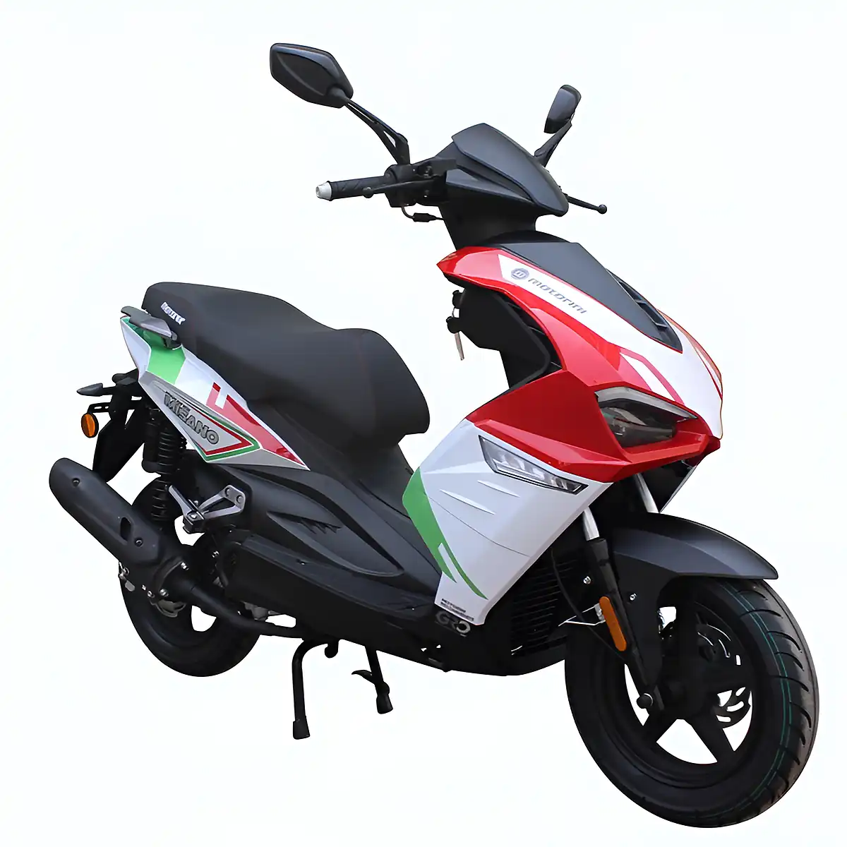 Used Motorini Misano Red Or Green - Front View