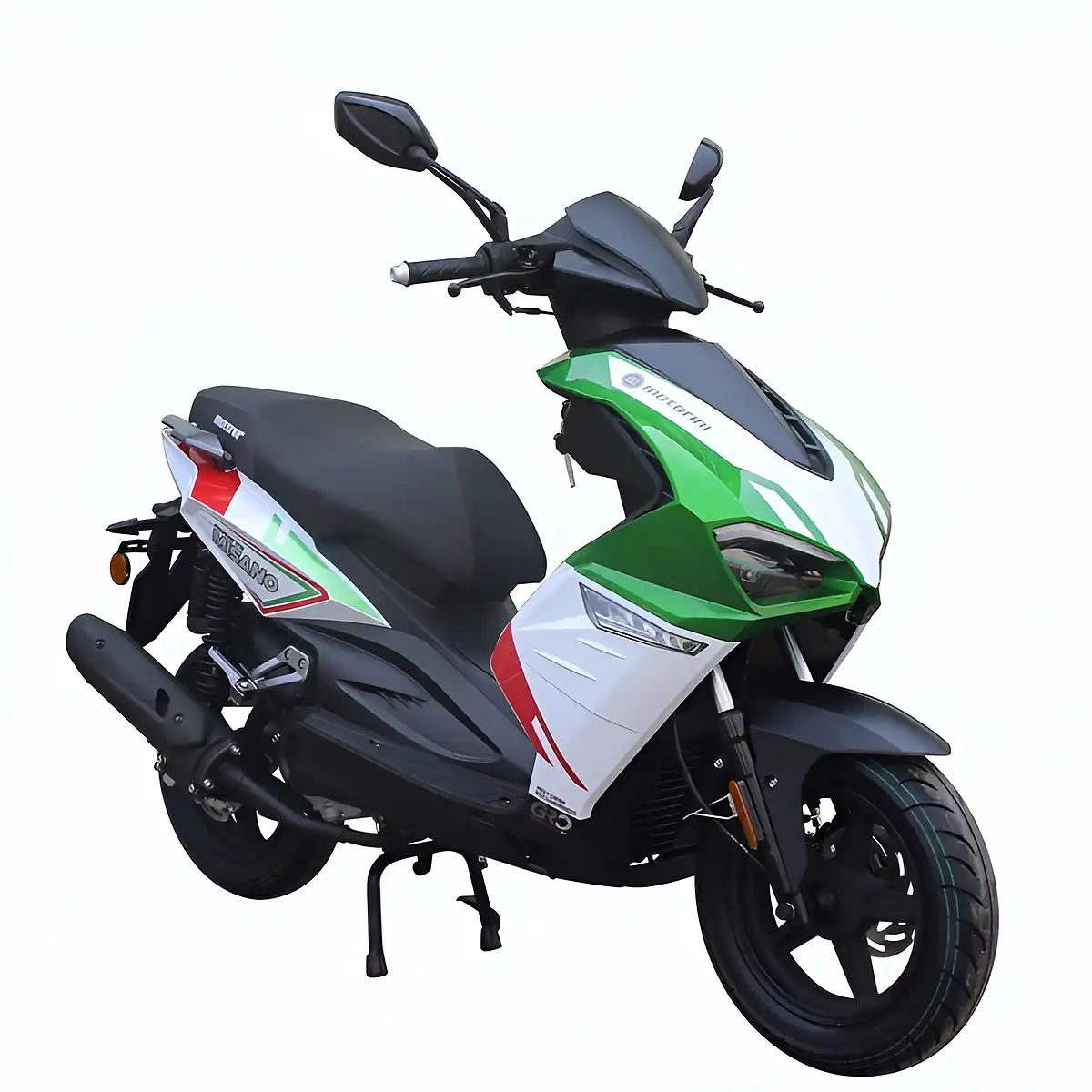 Used Motorini Misano Red Or Green - Front View
