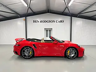 Used Porsche 911 Turbo S Convertible Guards Red - Interior and Exterior details 10