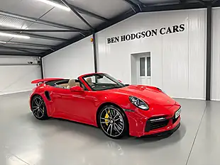Used Porsche 911 Turbo S Convertible Guards Red - Interior and Exterior details 11