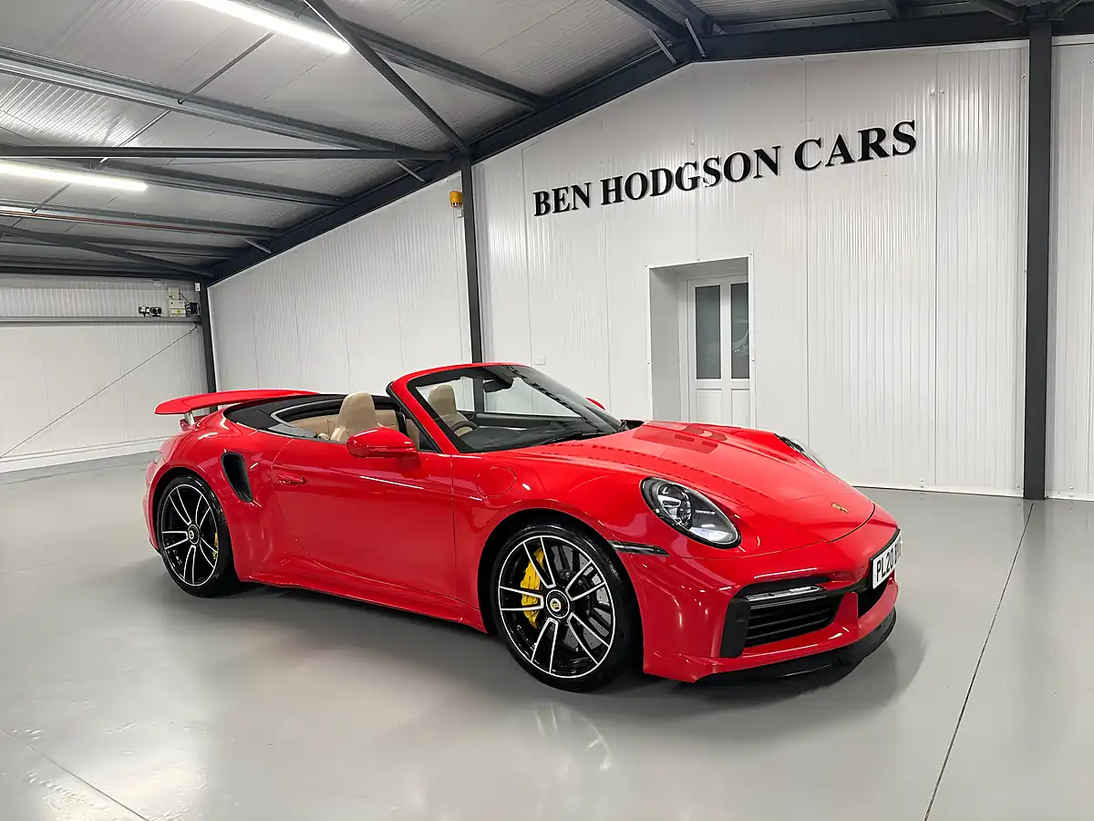 Used Porsche 911 Turbo S Convertible Guards Red - Interior and Exterior details 11