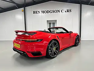 Used Porsche 911 Turbo S Convertible Guards Red - Interior and Exterior details 13
