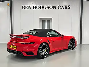 Used Porsche 911 Turbo S Convertible Guards Red - Interior and Exterior details 15