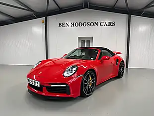 Used Porsche 911 Turbo S Convertible Guards Red - Interior and Exterior details 16