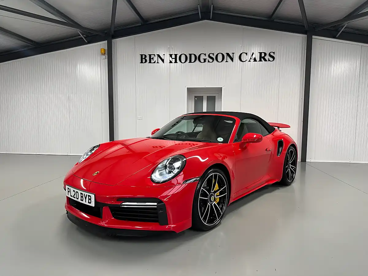 Used Porsche 911 Turbo S Convertible Guards Red - Interior and Exterior details 16