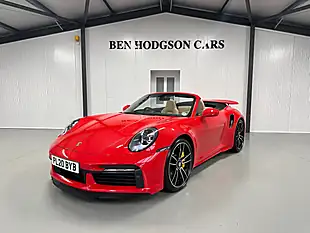Used Porsche 911 Turbo S Convertible Guards Red - Interior and Exterior details 17