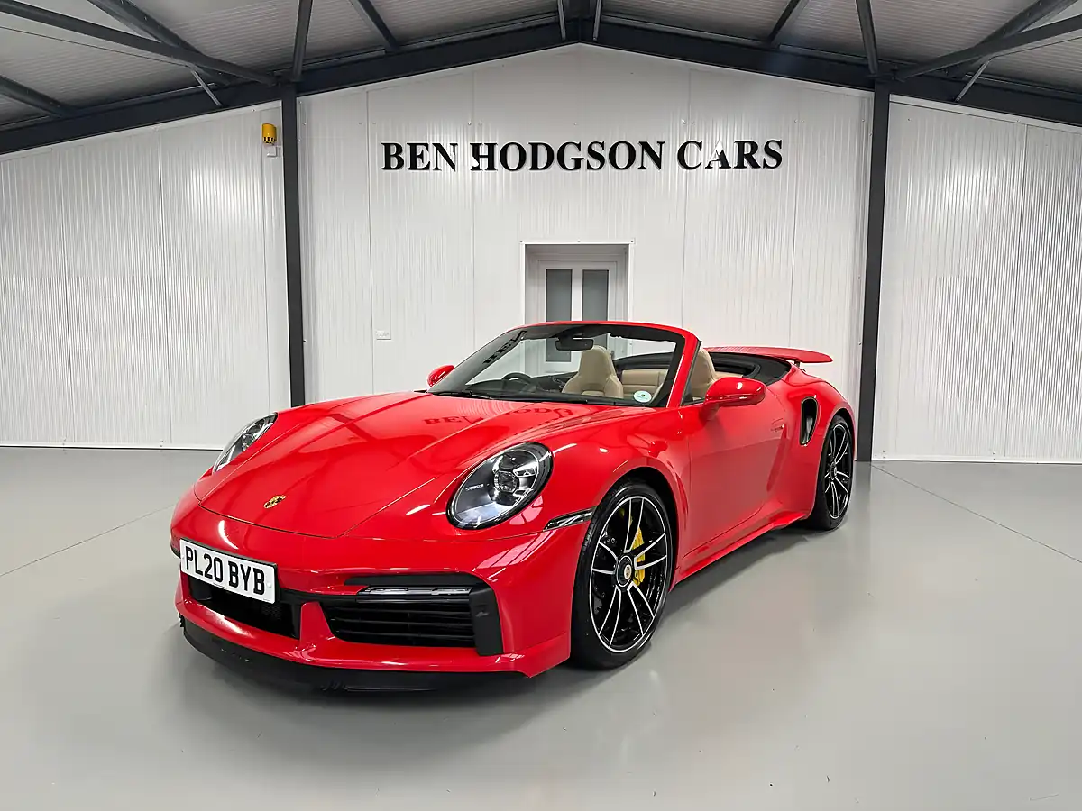 Used Porsche 911 Turbo S Convertible Guards Red - Interior and Exterior details 17