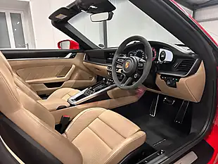 Used Porsche 911 Turbo S Convertible Guards Red - Interior and Exterior details 19