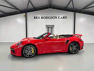 Used Porsche 911 Turbo S Convertible Guards Red - Interior and Exterior details 3