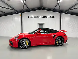 Used Porsche 911 Turbo S Convertible Guards Red - Interior and Exterior details 6