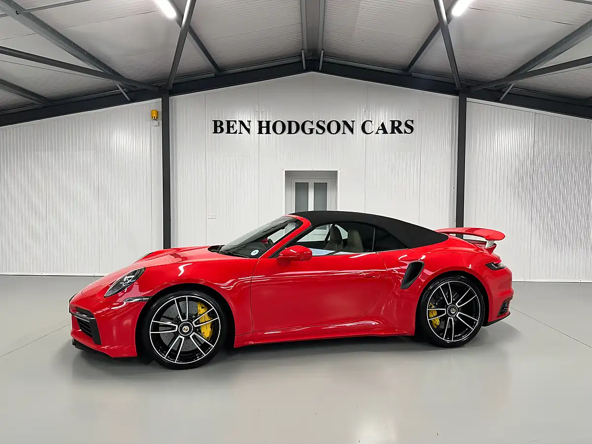 Used Porsche 911 Turbo S Convertible Guards Red - Interior and Exterior details 6