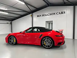 Used Porsche 911 Turbo S Convertible Guards Red - Interior and Exterior details 7