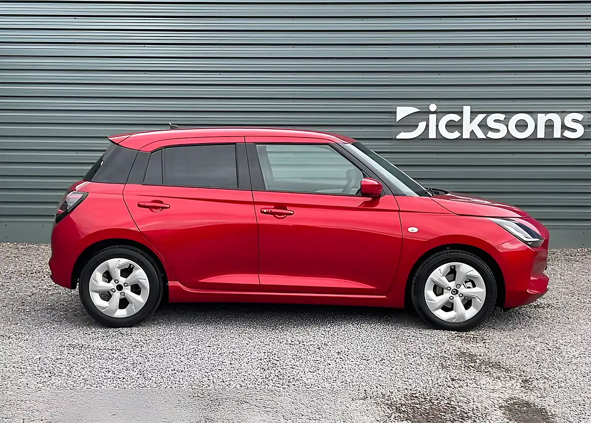 Used Suzuki Swift Motion Burning Red - Interior and Exterior details 11