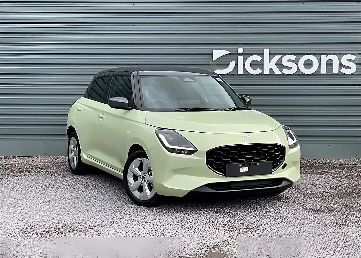 Used Suzuki Swift Motion Cool Yellow/Grey Roof - Front View
