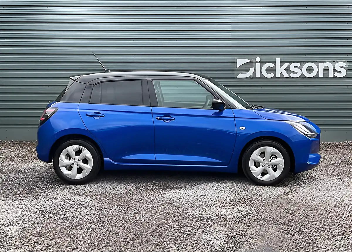 Used Suzuki Swift Motion Frontier Blue/Black Roof - Interior and Exterior details 11