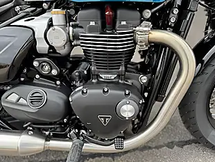 Used Triumph Bobber Interstellar Blue - Interior and Exterior details 15