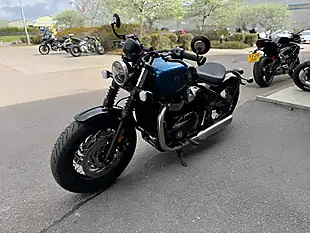 Used Triumph Bobber Interstellar Blue - Interior and Exterior details 6
