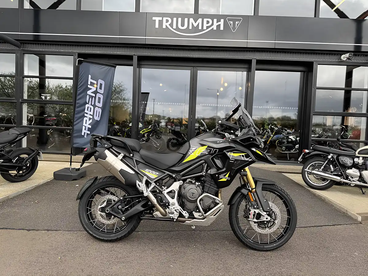Used Triumph Tiger 1200 Desert Crystal White - Front View