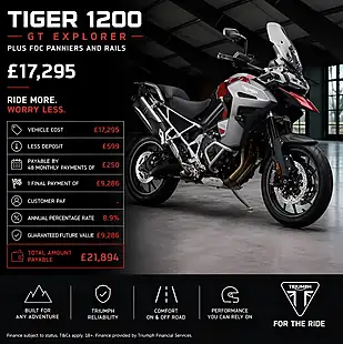 Used Triumph Tiger 1200 GT Explorer Sapphire Black - Interior and Exterior details 2